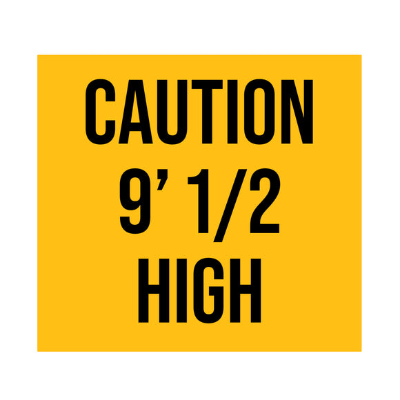 Caution 9' 1/2 6