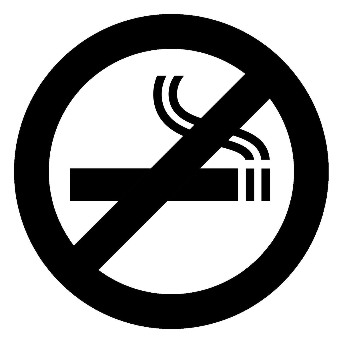 No Smoking Decal – Semi Decals